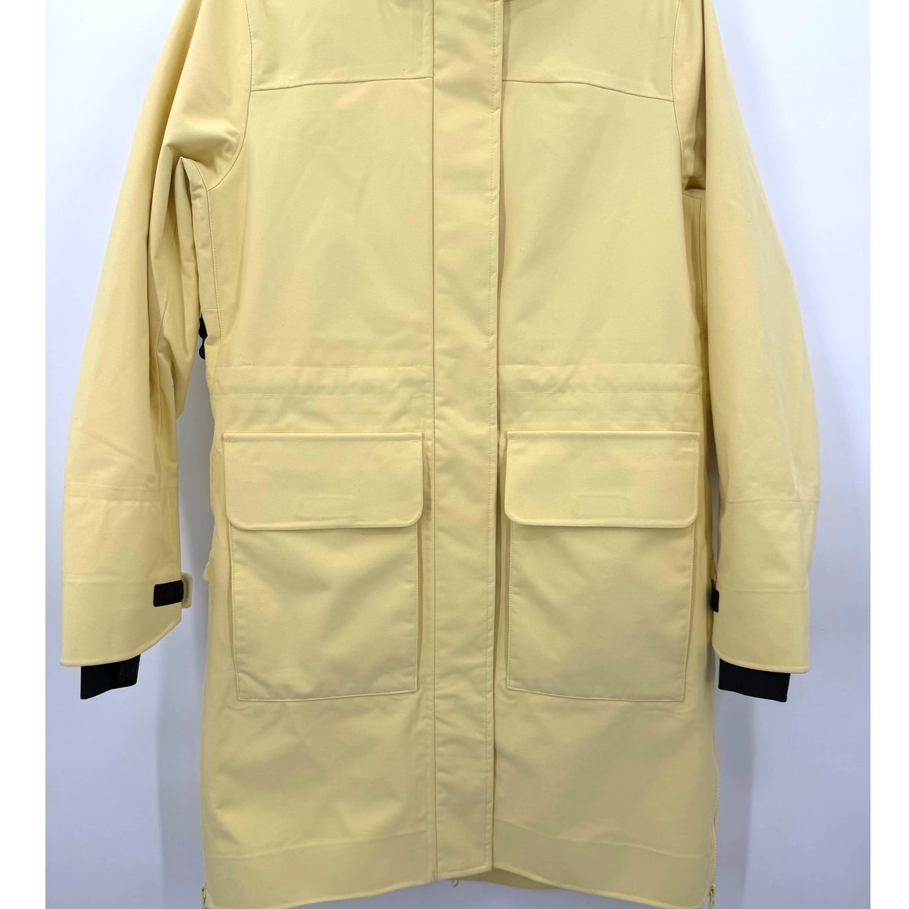 Nwt Alder Lemon Yellow Zippered Rain Or Shine Women's Coat Size Xs — image 3 of 8